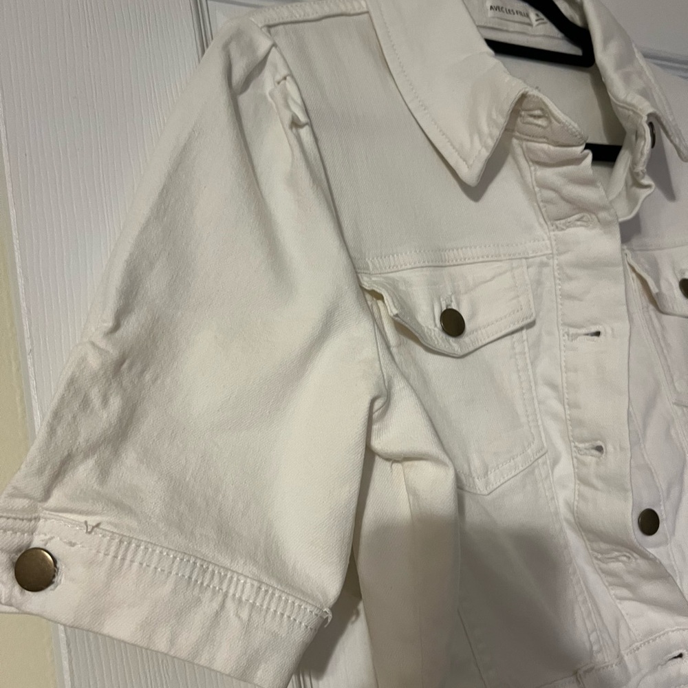 NWT Aves Les Filles Denim Romper - Picture 10 of 15